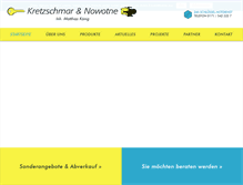 Tablet Screenshot of kretzschmar-nowotne.de